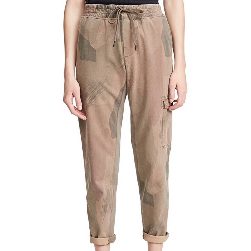 James Perse Camo Cargo Pants Sz 1 woman